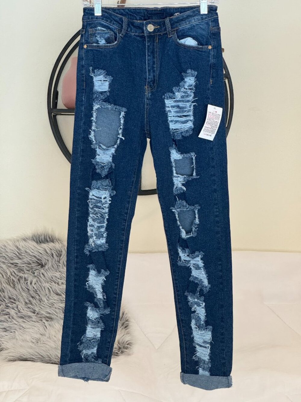 NWT Rebellia Distressed Jeans
